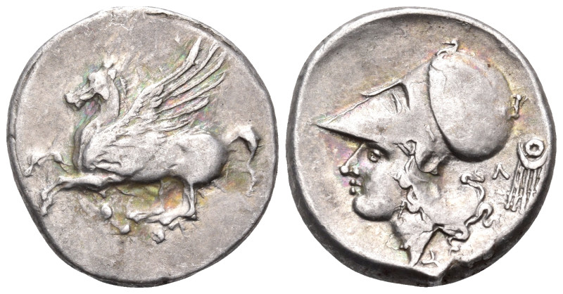 AKARNANIA. Thyrrheion. Circa 320-280 BC. Stater (Silver, 22 mm, 8.41 g, 9 h). Ϙ ...