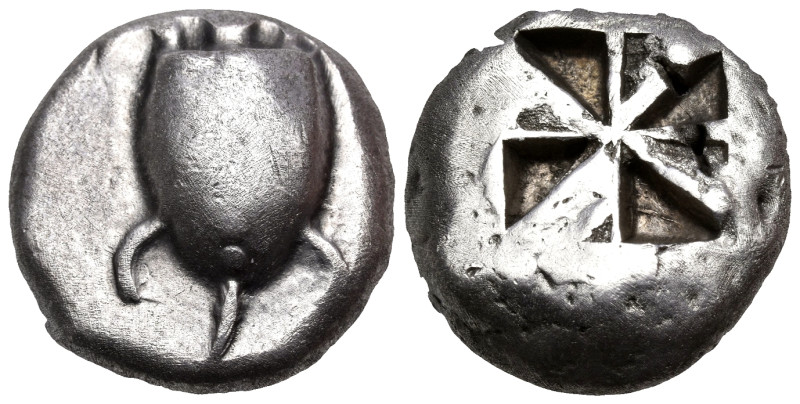 ISLANDS OFF ATTICA, Aegina. Circa 525-480 BC. Stater (Silver, 19 mm, 12.02 g). S...