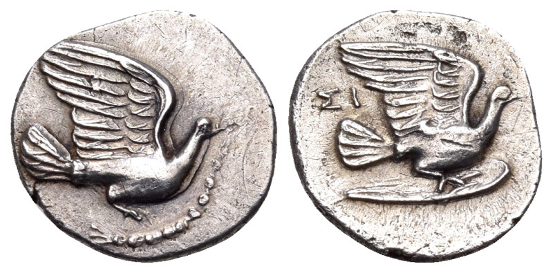 SIKYONIA. Sikyon. Circa 370-340/30 BC. Obol (Silver, 11,5 mm, 0.89 g, 11 h). Dov...