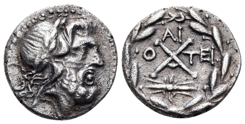 ACHAIA, Achaian League. Aigion. Circa 86 BC. Hemidrachm (Silver, 15 mm, 2.49 g, ...