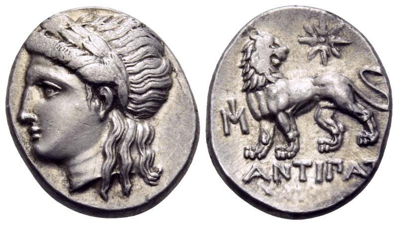 IONIA. Miletos. Circa 294-281 BC. Drachm (Silver, 16 mm, 3.68 g, 1 h), struck un...