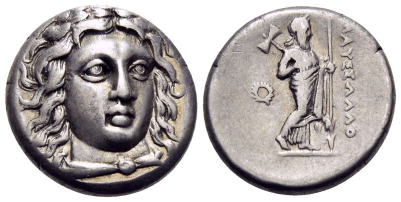 SATRAPS OF CARIA. Maussolos, Circa 377/6-353/2 BC. Drachm (Silver, 15 mm, 3.66 g...