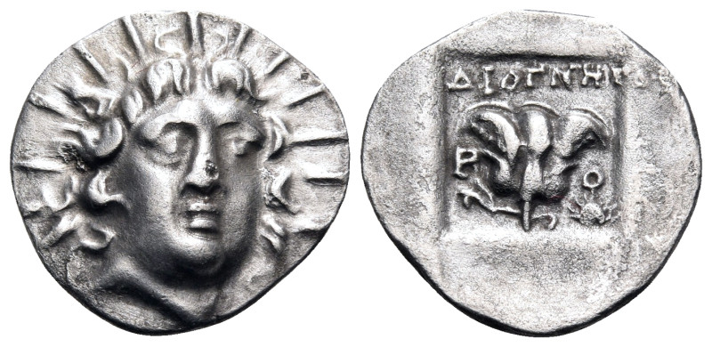 ISLANDS OFF CARIA, Rhodos. Rhodes. Circa 125-88 BC. Hemidrachm (Silver, 14 mm, 1...