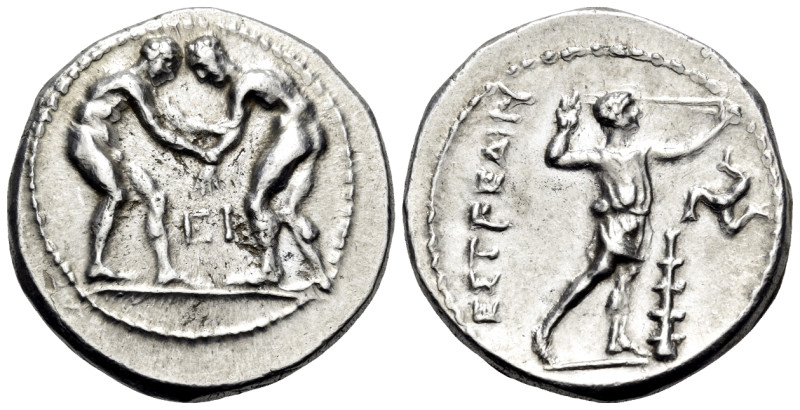 PAMPHYLIA. Aspendos. Circa 330/25-300/250 BC. Stater (Silver, 24.5 mm, 10.82 g, ...