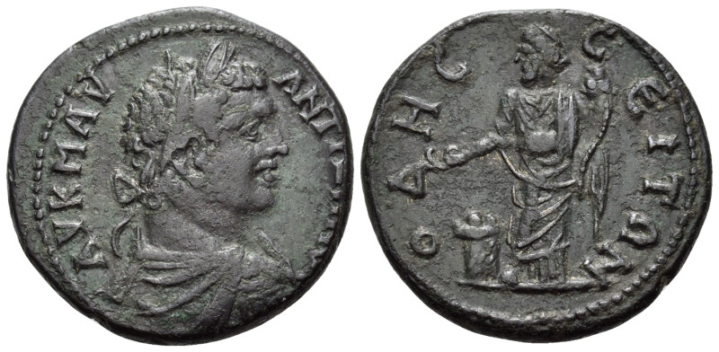 MOESIA INFERIOR. Odessus. Caracalla, 198-217. Pentassarion (Bronze, 26 mm, 9.24 ...