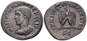 SYRIA, Seleucis and Pieria. Antioch. Philip II, as Caesar, 244-247. Tetradrachm (Billon, 26 mm, 11.25 g, 6 h), 245. MAP IOYΛI ΦIΛIΠΠOC KECAP Bare-head...