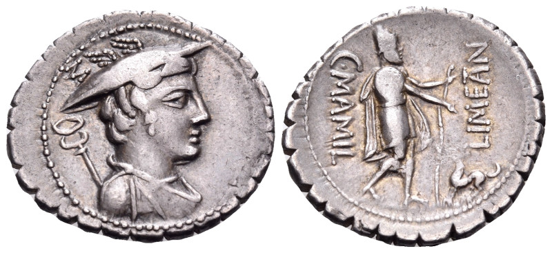C. Mamilius Limetanus, 82 BC. Denarius Serratus (Silver, 20 mm, 3.99 g, 7 h), Ro...