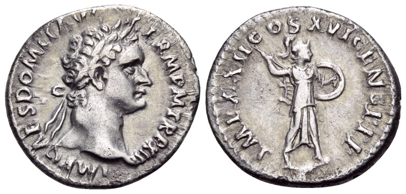 Domitian, 81-96. Denarius (Silver, 19 mm, 2.92 g, 6 h), Rome, 94. IMP CAES DOMIT...