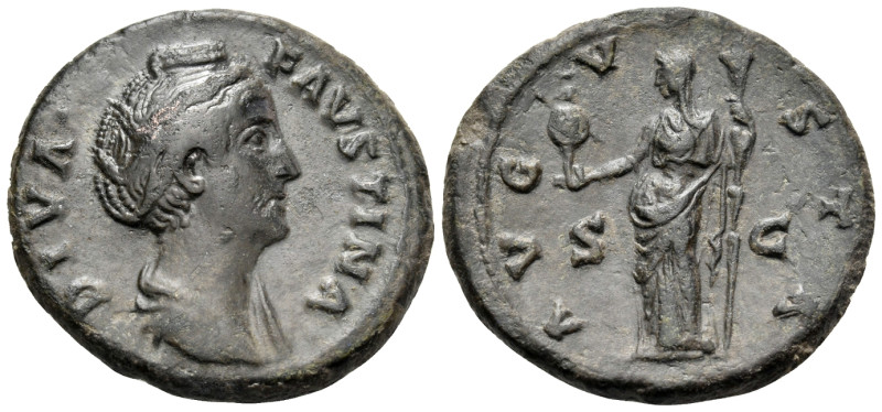 Diva Faustina Senior, died 140/1. As (Copper, 28 mm, 11.78 g, 11 h), Rome, after...