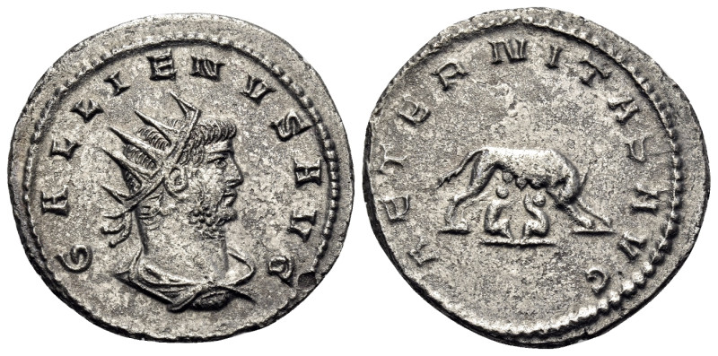 Gallienus, 253-268. Antoninianus (Billon, 22 mm, 3.18 g, 4 h), Antioch, 264-265....