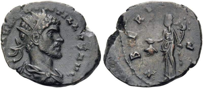 Quintillus, 270. Antoninianus (Billon, 21 mm, 2.68 g, 12 h), Siscia, 4th officin...