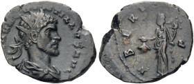 Quintillus, 270. Antoninianus (Billon, 21 mm, 2.68 g, 12 h), Siscia, 4th officina. IMP C M AVR QVINTILLVS AVG Radiate, draped and cuirassed bust of Qu...