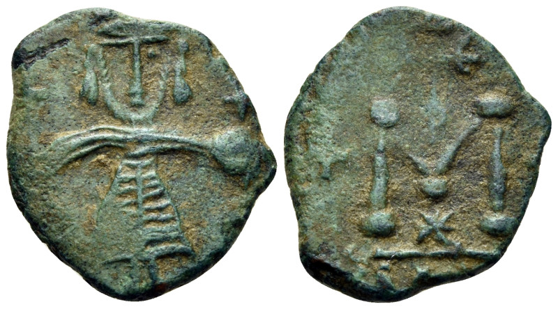 Tiberius III (Apsimar), 698-705. Follis (Bronze, 18 mm, 2.53 g, 6 h), Syracuse, ...