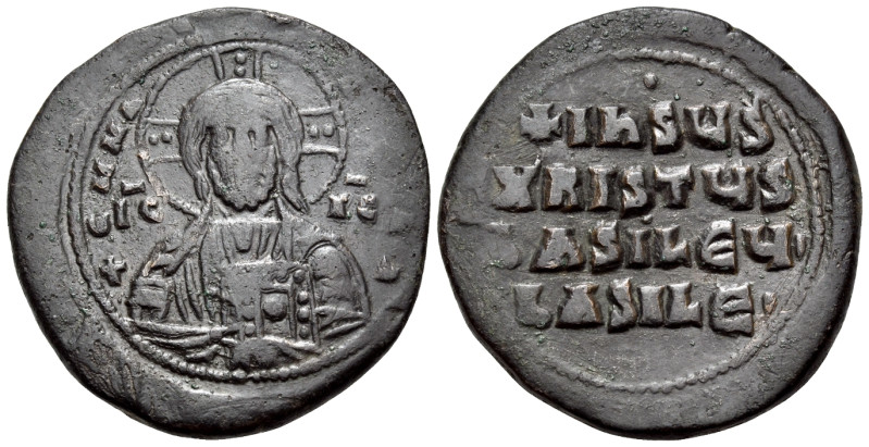 Anonymous Folles, time of Basil II & Constantine VIII, circa 976-1025. Follis (B...