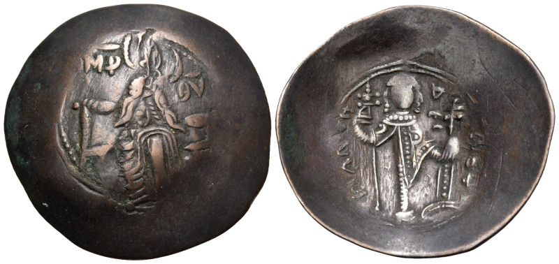 Manuel I Comnenus, 1143-1180. (Billon, 29 mm, 4.08 g, 11 h), c. 1160-1164. (MHP)...