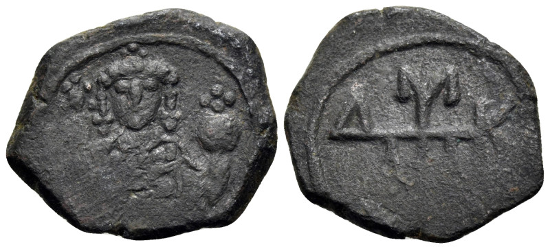 Manuel I Comnenus, 1143-1180. Half Tetarteron (Copper, 17.5 mm, 2.20 g, 11 h), l...
