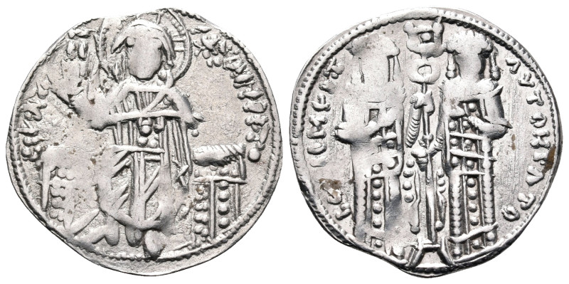 Andronicus II Palaeologus, with Michael IX, 1282-1328. Basilikon (Silver, 20.5 m...