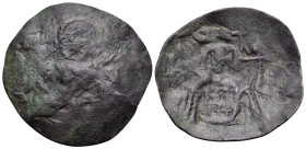BULGARIA. Mitzo Asen. 1256-1257. Trachy (Bronze, 26 mm, 1.81 g, 6 h). Half length figure of St. Nikolaus, facing, raising his right hand in benedictio...