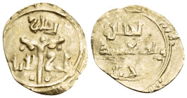 ITALY. Sicilia (Regno). Roger II, as Count, 1105-1130. Tari (Gold, 14 mm, 0.61 g), Messina or Palermo. Circular Kufic legend with an ornate 'Tau' at t...