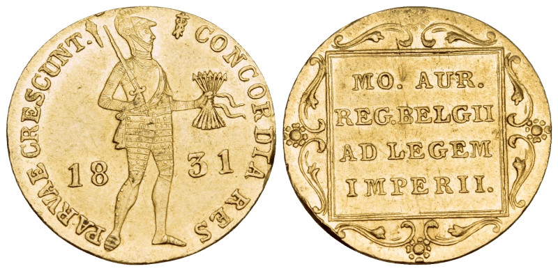 NETHERLANDS. William I, 1815-1840. Ducat (Gold, 20,5 mm, 3.50 g, 12 h), Russian ...