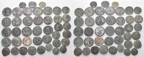 ROMAN IMPERIAL. Circa 3rd-4th century. (Bronze, 124.20 g). A lot of Forty-One (41) coins from the late Roman Empire. Mostly about very fine or better....