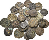 EARLY MEDIEVAL & ISLAMIC. Circa 4th-7th centuries. (Silver/Bronze, 34.20 g). A lot of Thirty (30) Axumite bronze/copper and silver issues, including c...