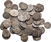 WORLD, Ottoman Empire. 17th-19th century. (Silver, 66.95 g). A lot of Fifty-Six (56) small Ottoman silver coins. Fine to good very fine. Sold as is, n...