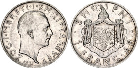 Albania 1 Frang Ar 1937 R