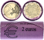 Andorra 25 x 2 Euro 2021 Mint Roll