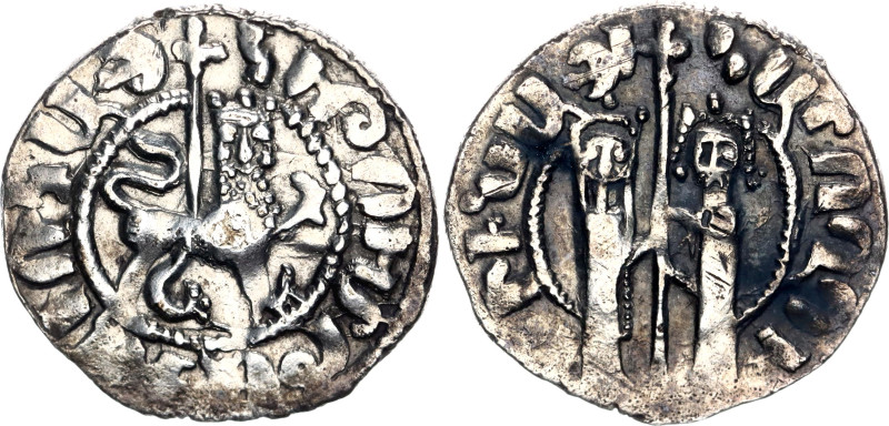 Armenia Hetoum I Dram 1226 -1270 AD

AC# 346, N# 45836 ; Silver 2.73 g.; Obv: ...