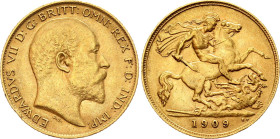 Great Britain 1/2 Sovereign 1909