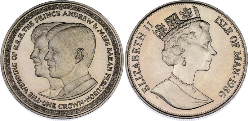 Isle of Man 1 Crown 1986

KM# 173, N# 20381; Copper-Nickel; Prince Andrew's an...