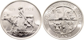 Iceland 500 Kronur 1974