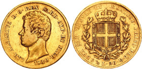 Italian States Sardinia 20 Lire 1840 P