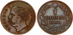 Italy 1 Centesimo 1899 R