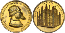 Italy Bronze Medal Gian Galeazzo Visconti 1886