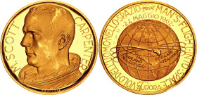 Italy Gold Medal "M.Scott Carpenter" 20th Century (ND)