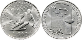 San Marino 500 Lire 1988 R