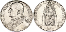 Vatican 10 Lire 1931 X