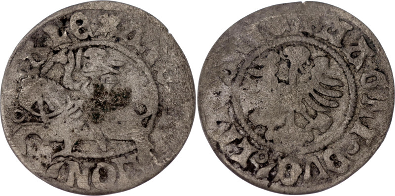 Lithuania 1/2 Groat 1495 - 1506 (ND)

Gum# 472, N# 31088; Silver; Alexander I ...