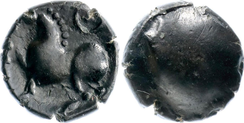 Celtis Dihalk 200 - 100 BC Uncertain Tribes

Copper 2.60 g.; Obv: Horseleft. R...