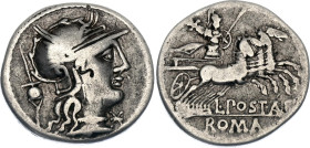 Roman Republic Denarius 131 BC L. Postumius Albinus