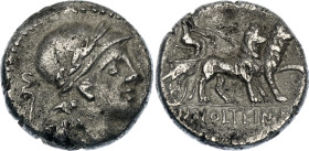 Roman Republic Denarius 78 BC M. Volteius M.f