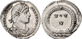 Roman Empire Valentinianus I Siliqua 364 - 367 AD Constantinopolis Mint