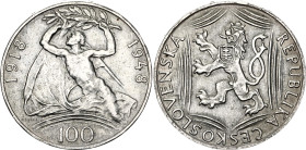 Czechoslovakia 100 Korun 1948