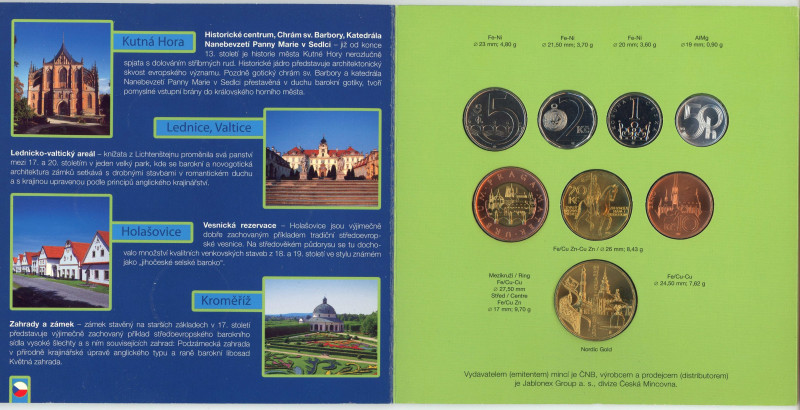 Czech Republic Annual Coin Set 2007

50 Haleru 1 - 2 - 5 - 10 - 20 - 50 Korun ...