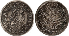 Austria 3 Kreuzer 1633