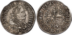Austria 3 Kreuzer 1637