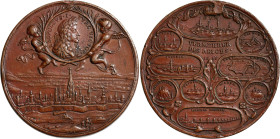 Austria Commemorative Copper Medal "Siege of Vienna and Imperial Victories" 1686