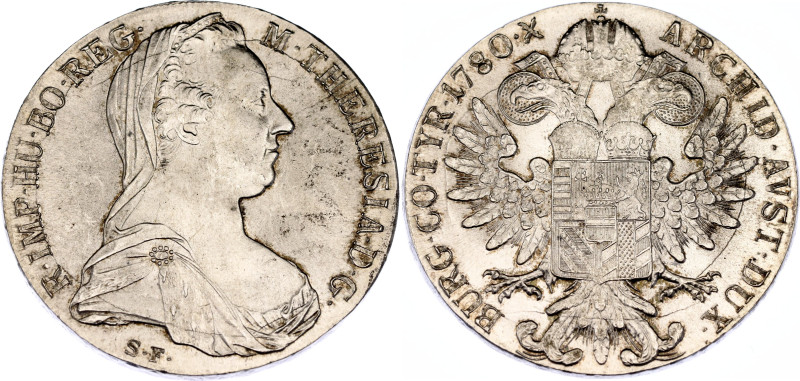 Austria 1 Taler 1780 SF Restrike

KM# T1, N# 7393; Silver; Maria Theresia; UNC